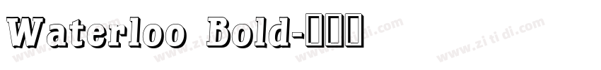 Waterloo Bold字体转换